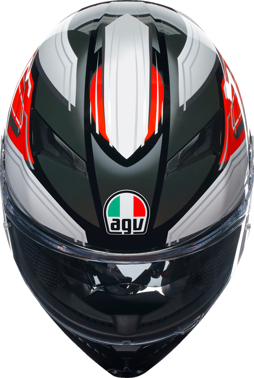 AGV K3 Helmet - Wing - Black/Italy - Medium 2118381004007M