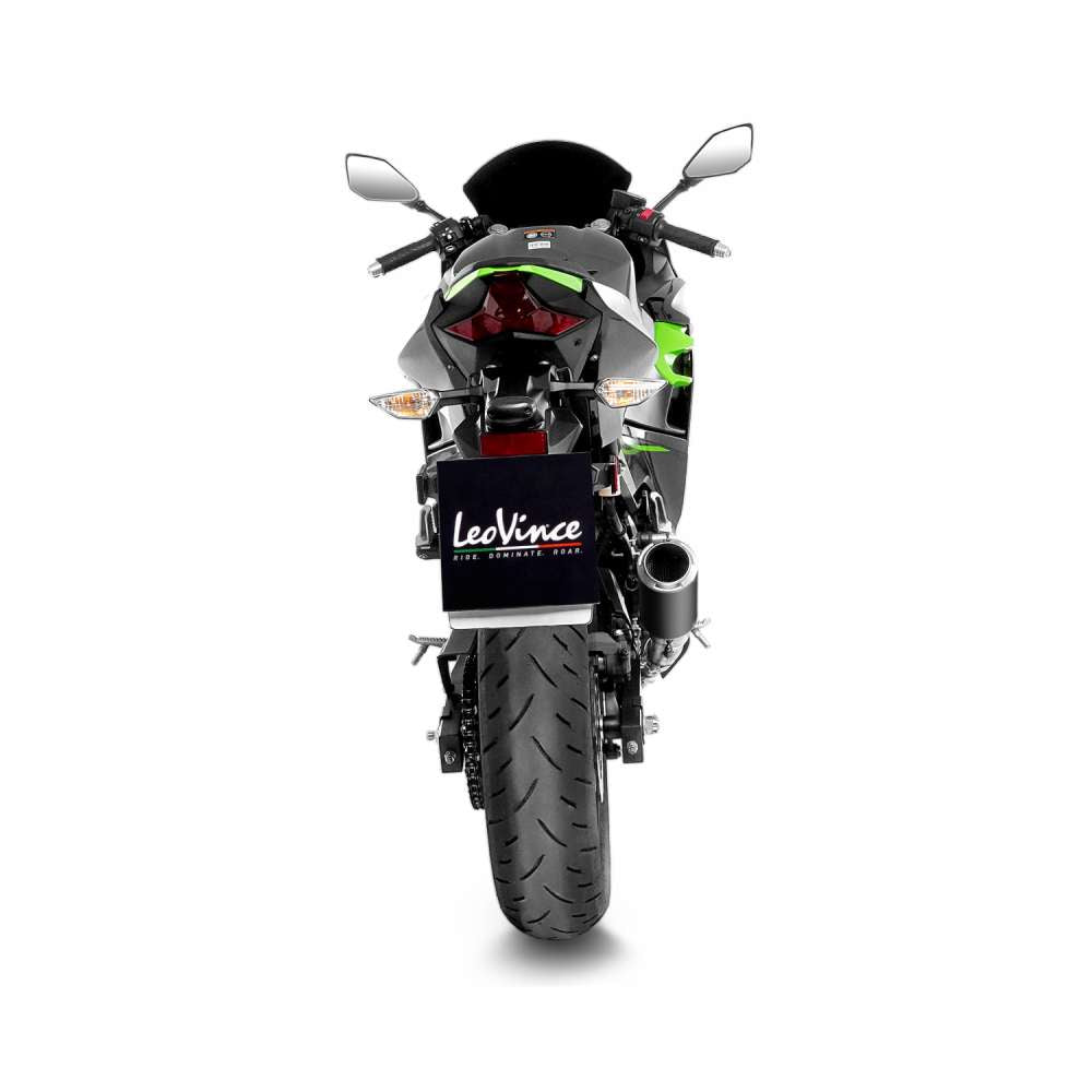 IN STOCK LEOVINCE LV Corsa Muffler - Black Edition KAWASAKI NINJA 400/500  2018 - 2025 15400BU  1811-4303
