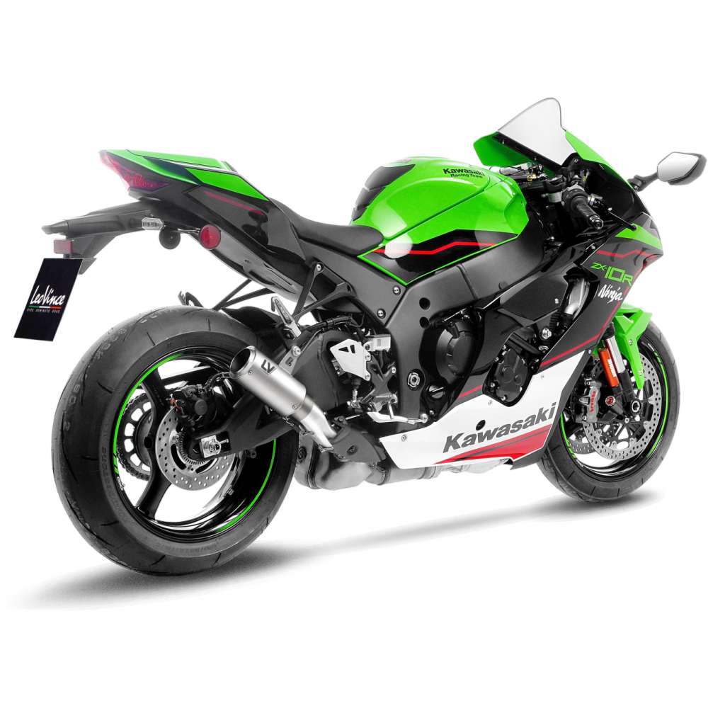 LEOVINCE LV Corsa Slip-On Muffler - Titanium Ninja ZX-10R/RR 2016-2025 15406TU 1811-4493