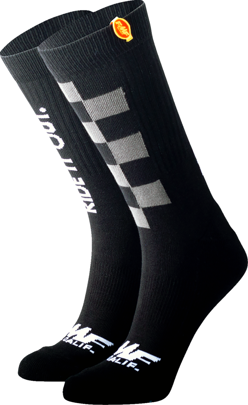 FMF Ride It Out Socks - Black - One Size SP22194901 3431-0735