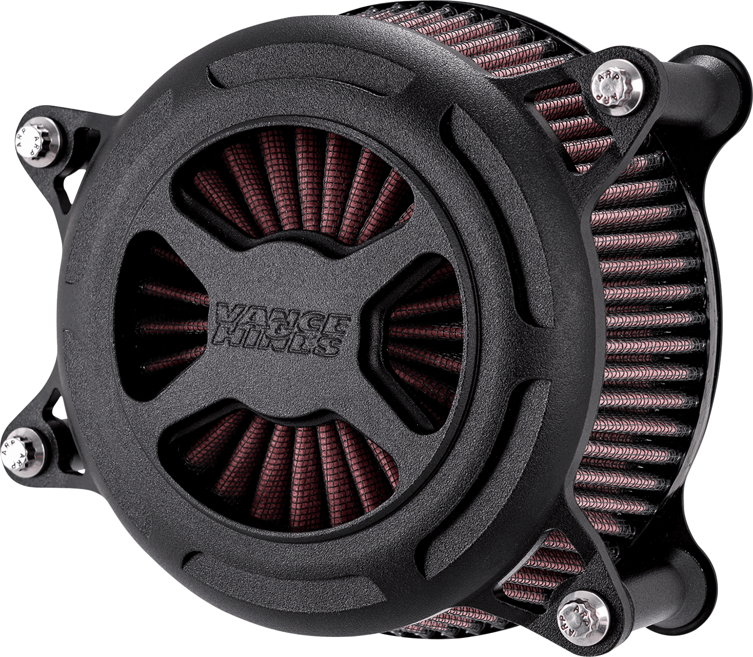 VANCE & HINES VO2 X Air Cleaner - Black Wrinkle 42365