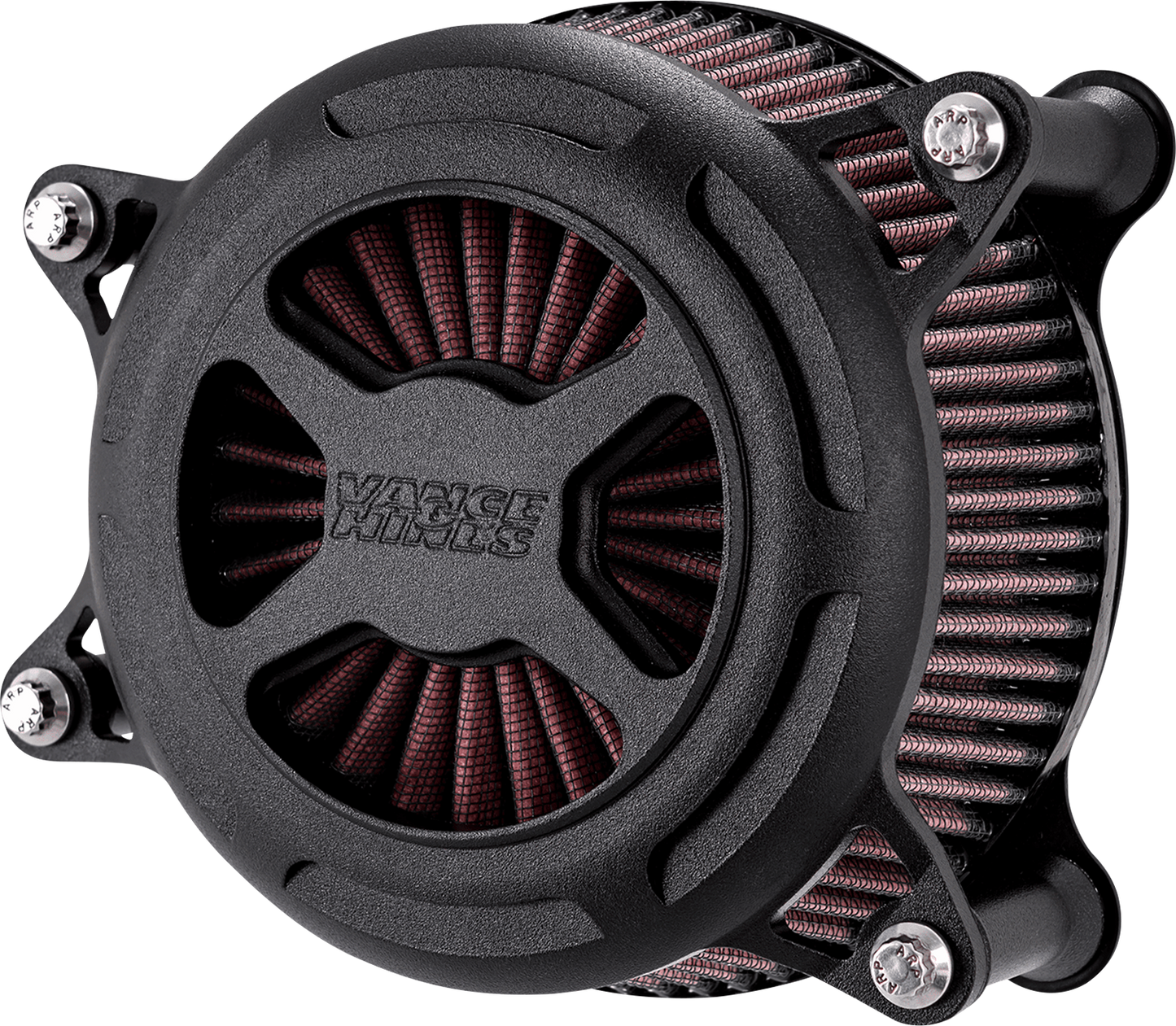 VANCE & HINES VO2 X Air Cleaner - Black Wrinkle 42363