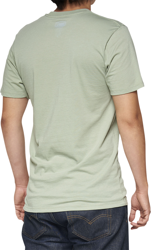 100% Pecten T-Shirt - Slate Green - Large 32144-486-12