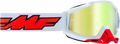 FMF PowerBomb Goggles - Rocket - White - True Gold F-50037-00004 2601-2981
