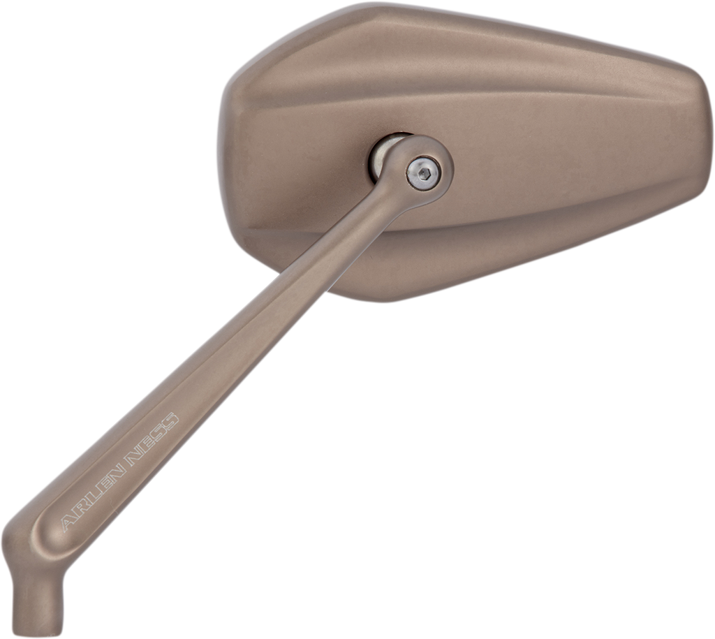 ARLEN NESS Mirror - Mini Stocker - Side View - Oval - Titanium - Right 13-169