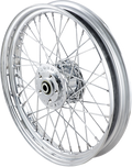 DRAG SPECIALTIES Front Wheel - Dual Disc/No ABS - Chrome - 19"x2.50" 70868