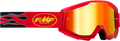 FMF Youth PowerCore Goggles - Flame - Red - Red Mirror F-50055-00004 2601-3021