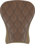 SADDLEMEN Renegade Pillion Pad - Touring - Lattice Stitched - Brown - FLSB/FXLR '18-'23 818-29-012BLS