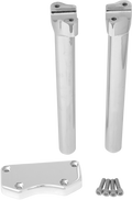 DRAG SPECIALTIES Risers - 12" - Buffalo - Top - Chrome 0602-0598