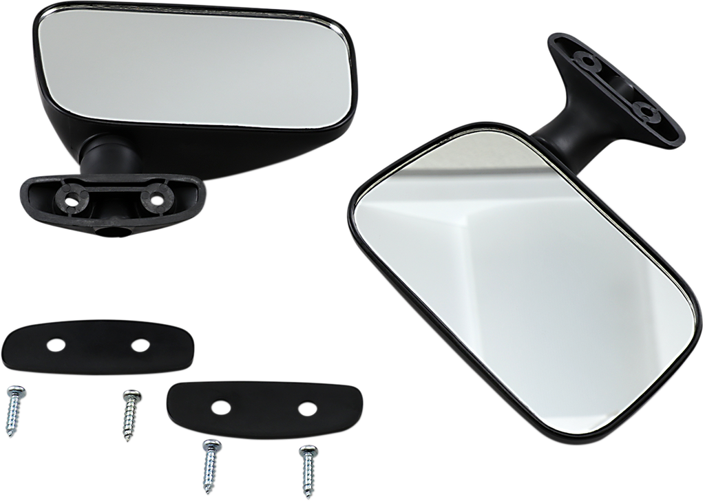 Parts Unlimited Rear View Mirrors - Pair Lm4160