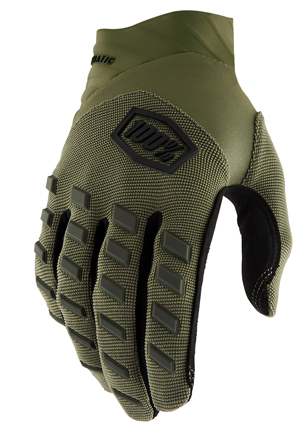 100% Airmatic Gloves - Green - Large 10000-00037