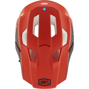 100% Trajecta Helmet - Fidlock - Cargo - Fluo Red - Small 80003-00009