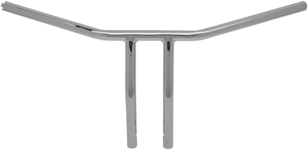 DRAG SPECIALTIES Handlebar - T-Bar - Drilled/Dimpled - 10" - Chrome 0601-4230