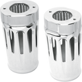 ARLEN NESS Deep Cut Fork Boot Covers - Chrome - FLHTD 20-012