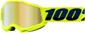 100% Youth Accuri 2 Goggles - Fluo Yellow - Gold Mirror 50025-00001