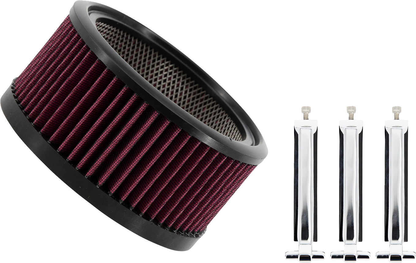 TRASK Air Filter - Big Power Assault - Chrome TM-1020-BPCH