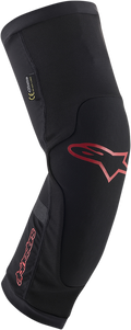 ALPINESTARS Paragon Plus Knee Guards - Black/Red - 2XL 1652419-13-2X