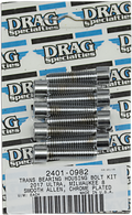 DRAG SPECIALTIES Transmission Bearing Smooth Bolt Kit - Chrome - M8 MK783S