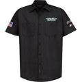 THROTTLE THREADS Drag Specialties House 25 Shirt - Black - Small DRG32ST24BKSR