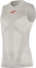 ALPINESTARS Tech Tank Summer - Silver/Red - Medium/Large 1752017-198-M/L