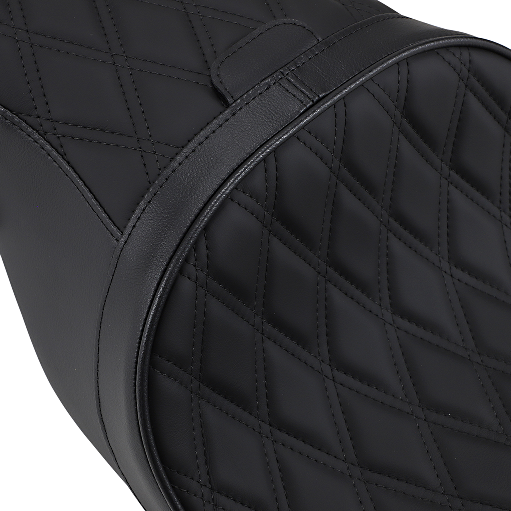 DRAG SPECIALTIES Low Forward Touring Seat - Diamond - FL '08-'22 0801-1011