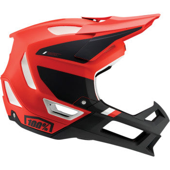 100% Trajecta Helmet - Fidlock - Cargo - Fluo Red - Small 80003-00009