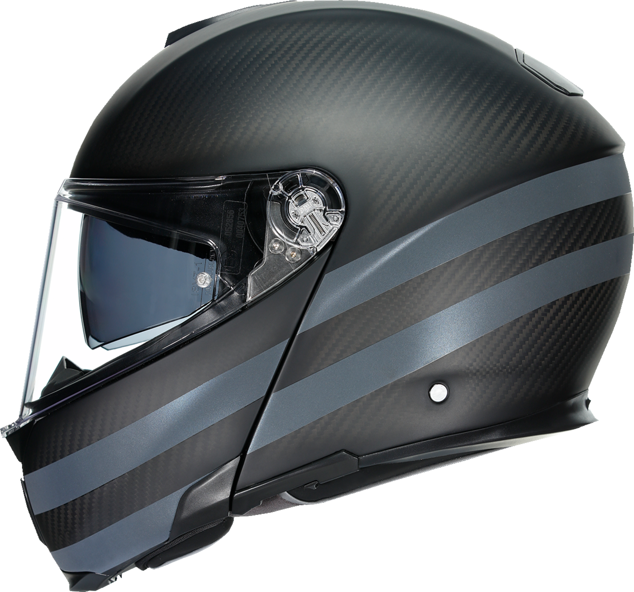 AGV SportModular Helmet - Dark Refractive - Carbon/Black - Large 211201O2IY01414