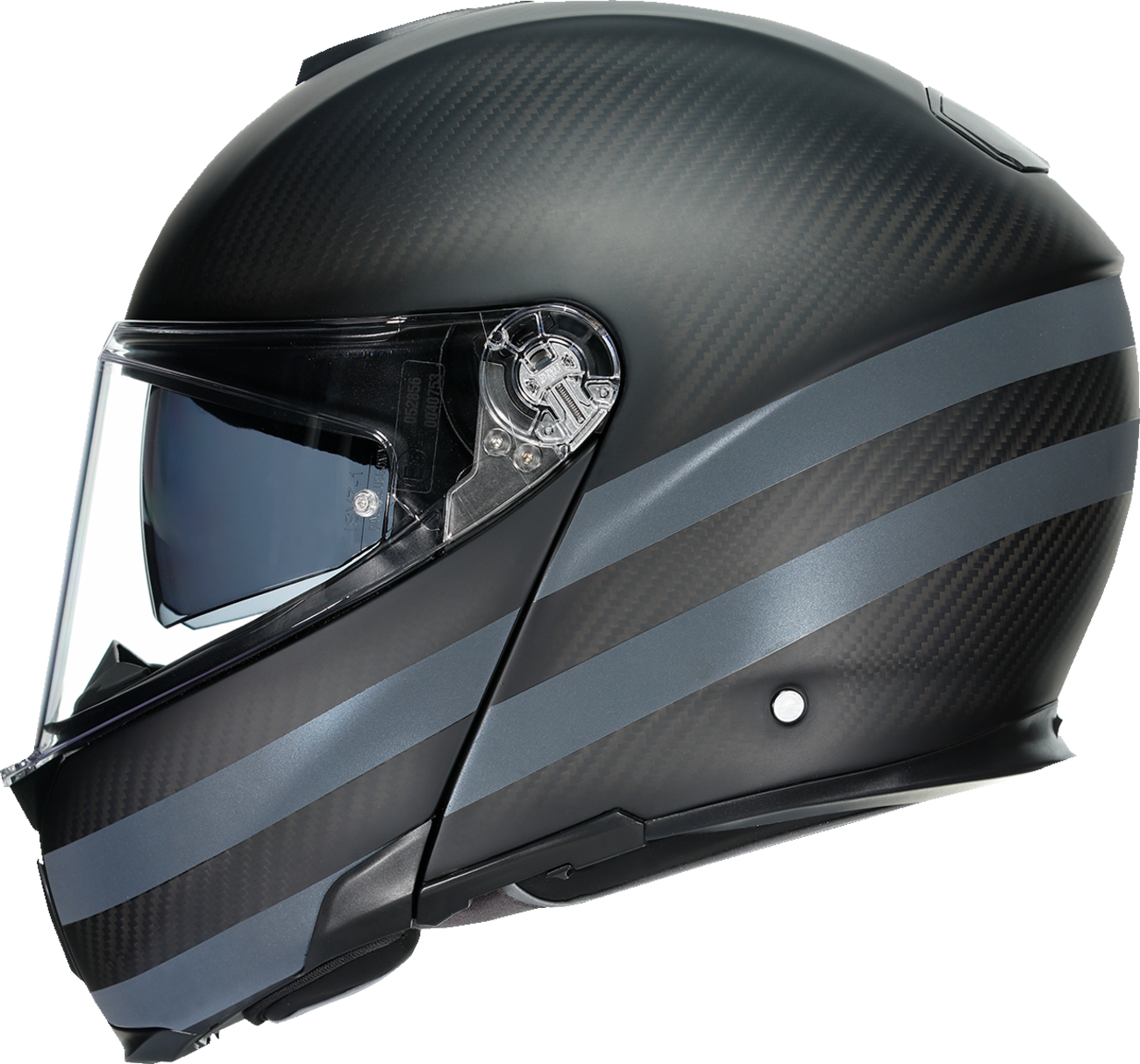 AGV SportModular Helmet - Dark Refractive - Carbon/Black - Medium 211201O2IY01412