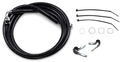 DRAG SPECIALTIES Brake Line - Front - Black - +10" - FXD '00-'05 640112-10BLK
