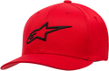 ALPINESTARS Ageless Curve Hat - Red/Black - Large/XL 1017810103010LX