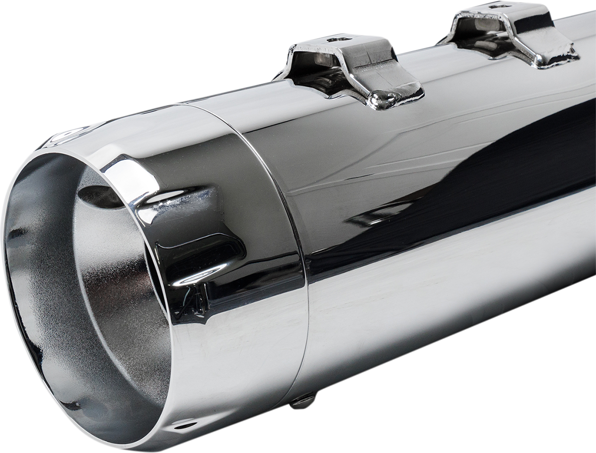 S&S CYCLE MK45 Mufflers - Chrome - Chrome Thruster S/B CHR W/CHR END CAPS 550-0665