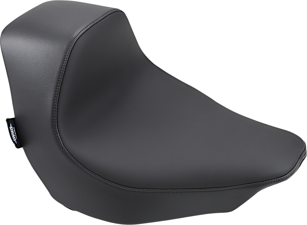 DRAG SPECIALTIES EZ-Solo Seat - Smooth - Solar-Reflective Leather - FLFB/S '18-'22 ACT EZ-ON MOUNT STYLE 0802-1184