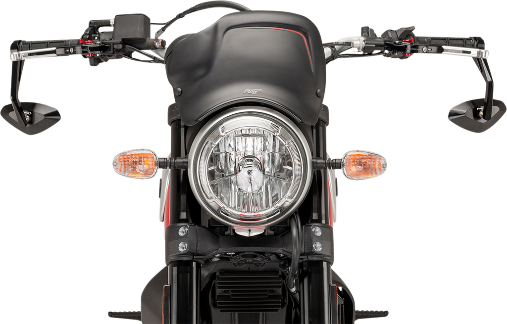 PUIG HI-TECH PARTS Mirror - Hi-Tech 4 - Side View - Diamond - Black 6994N