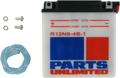 Parts Unlimited Conventional Battery 12n9-4b-1