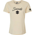 FACTORY EFFEX Women's Suzuki Script T-Shirt - Heather Cream - Medium 27-87442