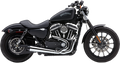 COBRA 4" El Diablo Exhaust - Chrome N/F MODEL W/FORWARD CONTR 6473