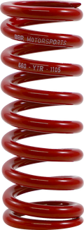 BBR MOTORSPORTS Rear Shock - Red - Spring Rate 370 lbs/in 660-YTR-1105