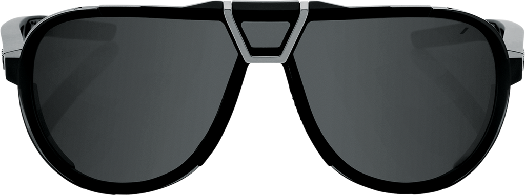 100% Westcraft Sunglasses - Matte Black - Smoke 61046-102-01