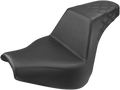 SADDLEMEN Step-Up Seat - Rear Lattice Stitch - Black 818-31-173