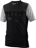 100% Airmatic Jersey - Short-Sleeve - Black/Charcoal - Small 41312-057-10