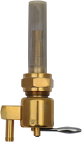 DRAG SPECIALTIES Down Round - Petcock - Bronze 1/4" OUTLET, 5/16" BARB 03-0074BR