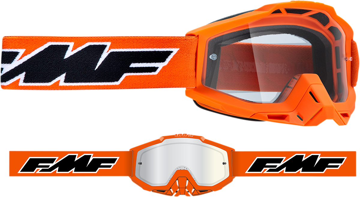 FMF PowerBomb OTG Goggles - Rocket - Orange - Clear F-50041-00003 2601-2991