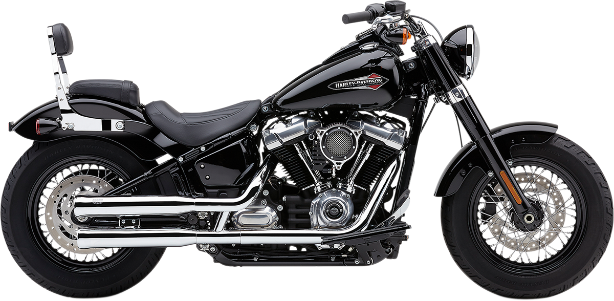 COBRA Neighbor Hater Mufflers - Chrome Softail  Heritage  / Deluxe  2018-2023    6048