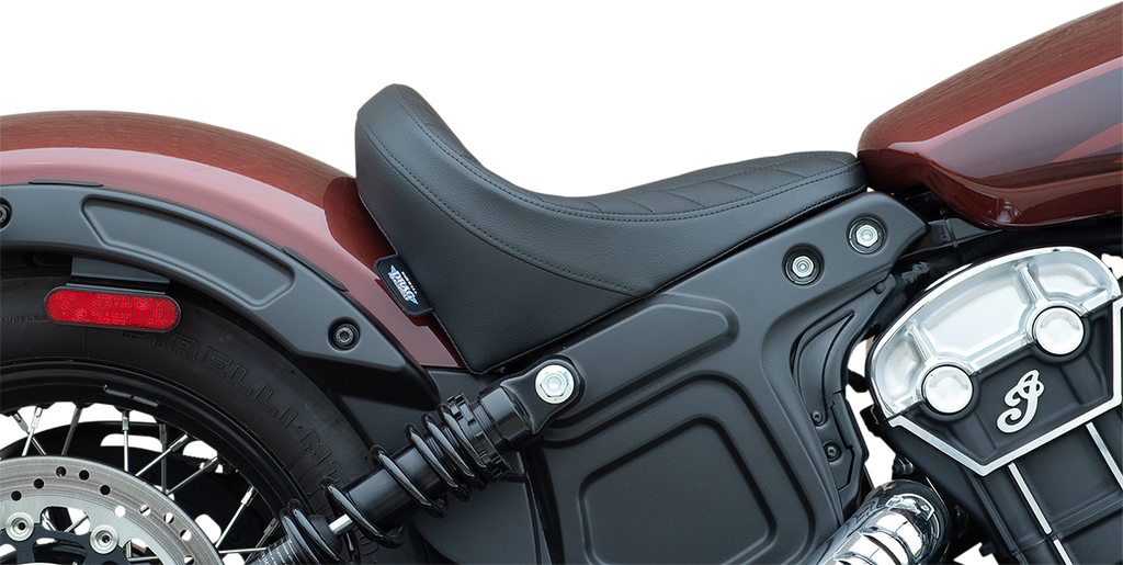 DRAG SPECIALTIES Solo Seat - Diamond - Black - Vinyl 0810-2257