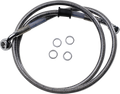 DRAG SPECIALTIES Brake Line - Front (Upper) - Stainless Steel 618606
