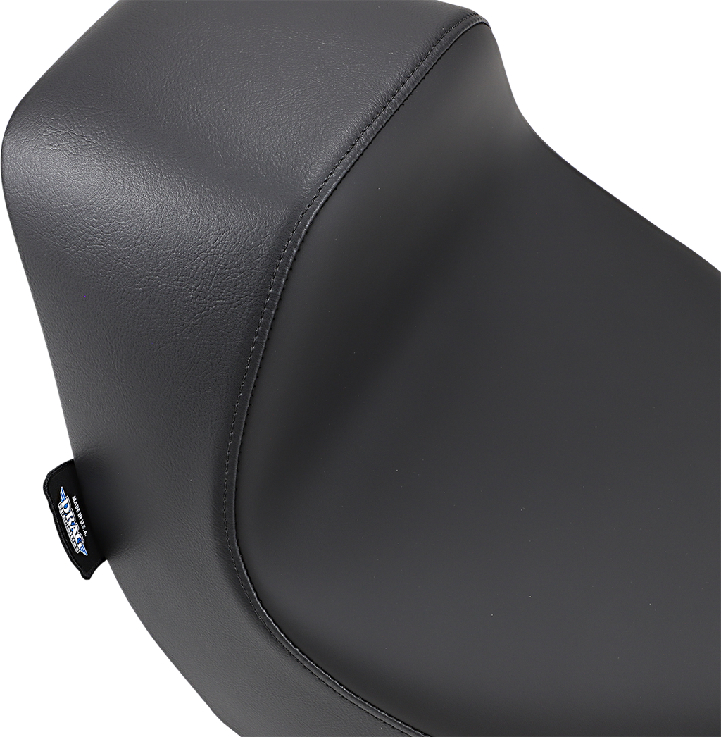 DRAG SPECIALTIES EZ-Solo Seat - Smooth - Solar-Reflective Leather - FLFB/S '18-'22 ACT EZ-ON MOUNT STYLE 0802-1184