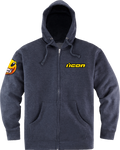 ICON Brozak™ Zip Hoodie - Navy - Small 3050-6381