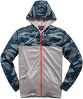 ALPINESTARS Reckon Zip Hoodie - Camo Navy - Large 1210530009071L