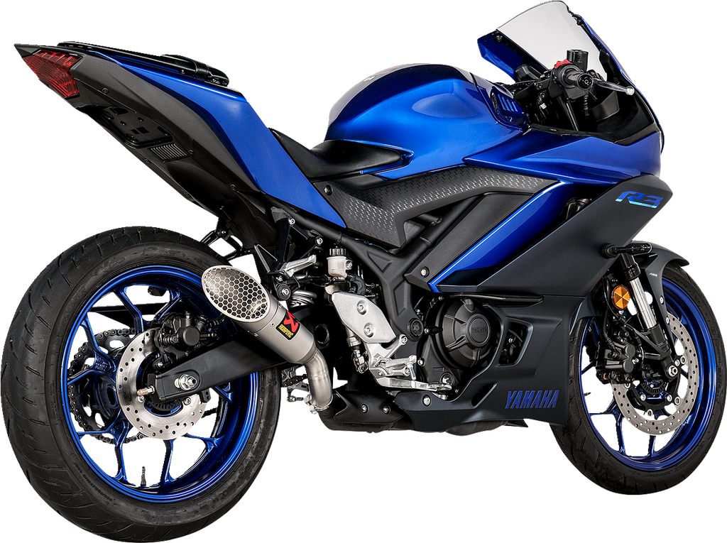 AKRAPOVIC R3 Slip-On Line Muffler - Titanium End Cap S-Y3SO6-IVOSS