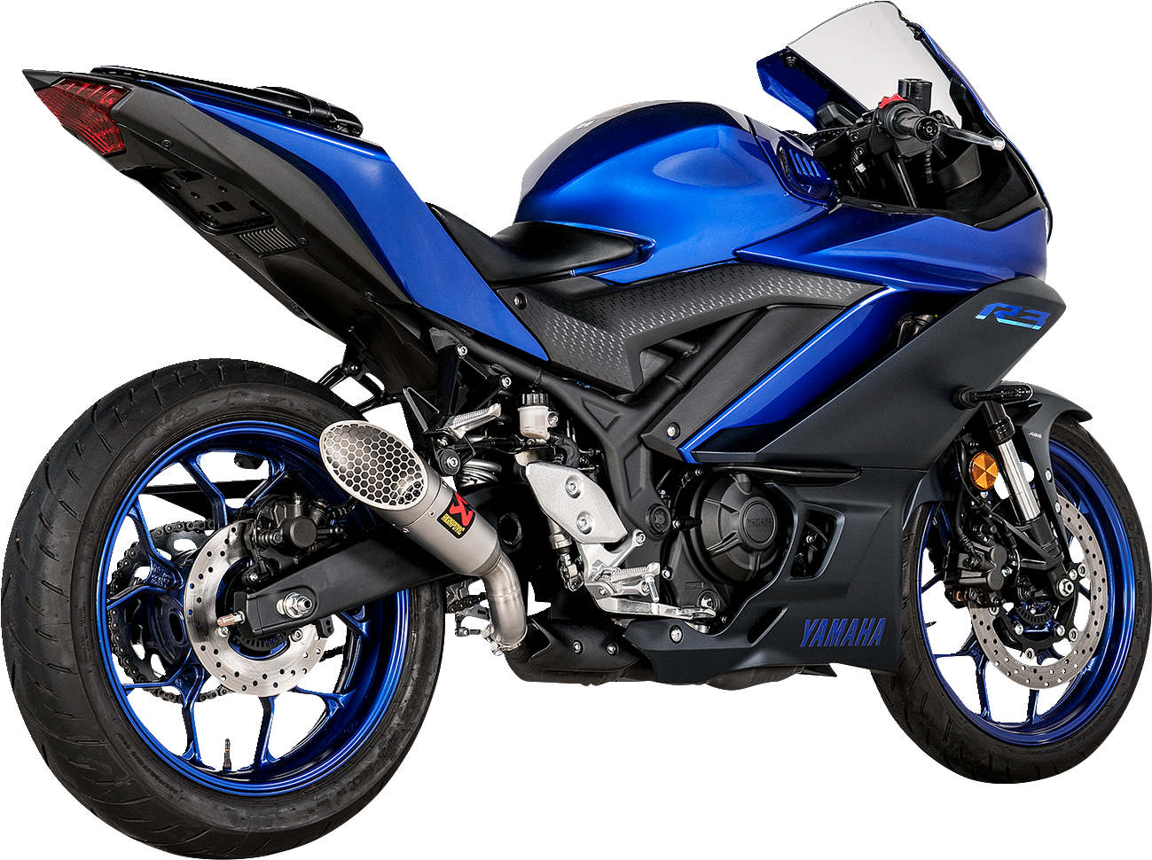 AKRAPOVIC R3 Slip-On Line Muffler - Titanium End Cap S-Y3SO6-IVOSS